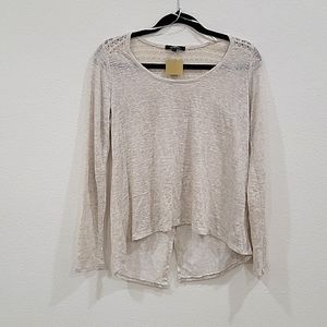 Small thin cream long sleeves